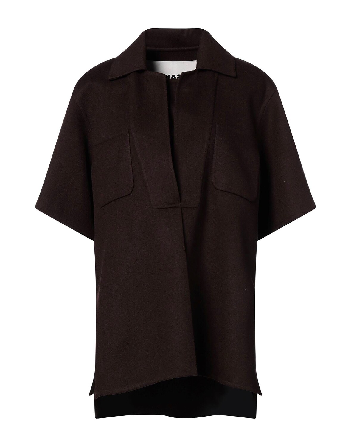 

Топ Jil Sander, темно-коричневый