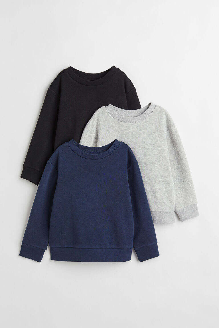 

3 пары толстовок H&M, синий