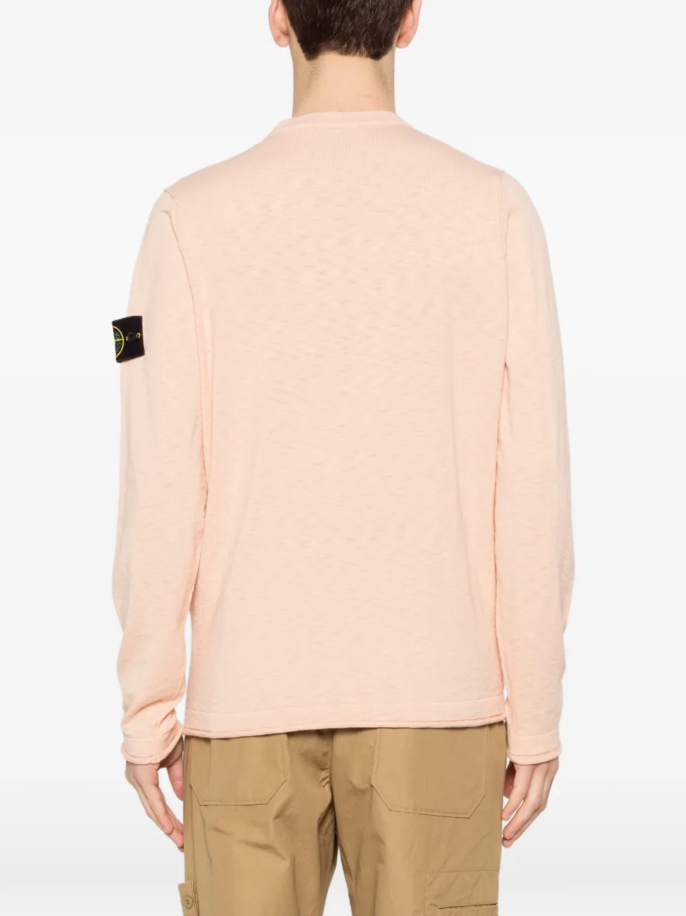 Джемпер с длинными рукавами Stone Island, розовый — фото 4