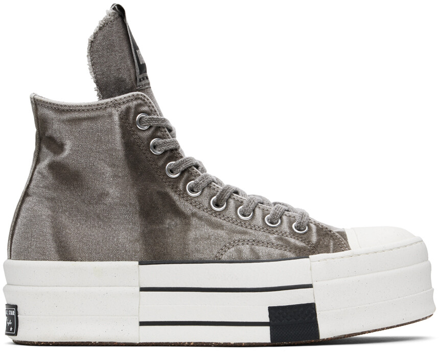 

Серые кеды Converse Edition DBL Drkstar Rick Owens DRKSHDW