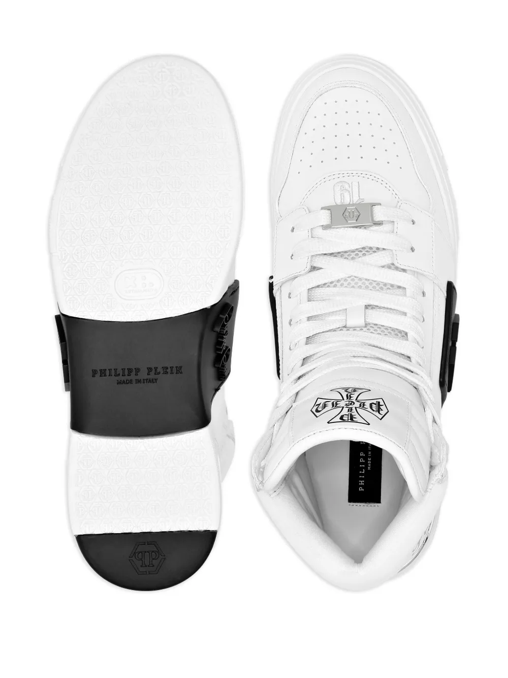 Высокие кроссовки Phantom Kicks Philipp Plein, белый — фото 4