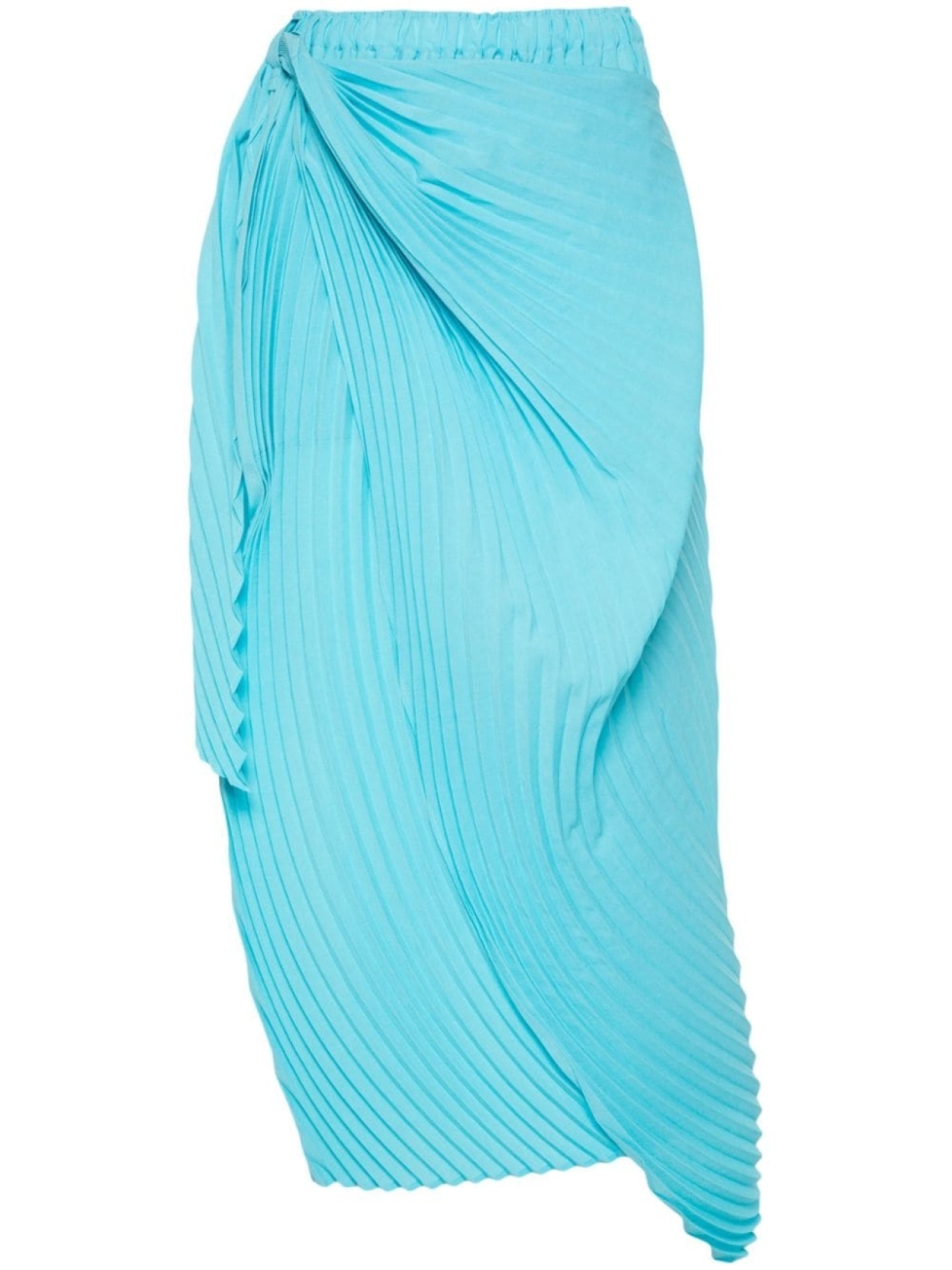 

Issey Miyake юбка макси Wrapped Pleats, синий