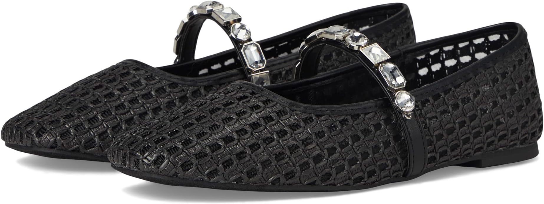 Балетки Kenneth Cole New York Zeta MJ, цвет Black Raffia