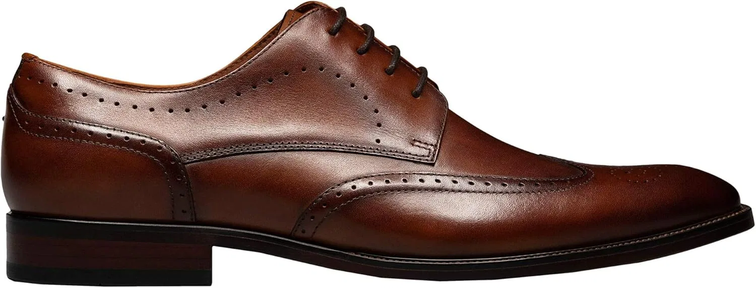 Мужские оксфорды Florsheim Sorrento Wingtip Oxford, Cognac — фото 2