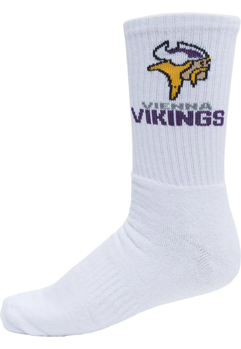 

Базовые носки DEF "DEF DefShop x European League of Football Vienna Vikings Socks" (1 пара), белый