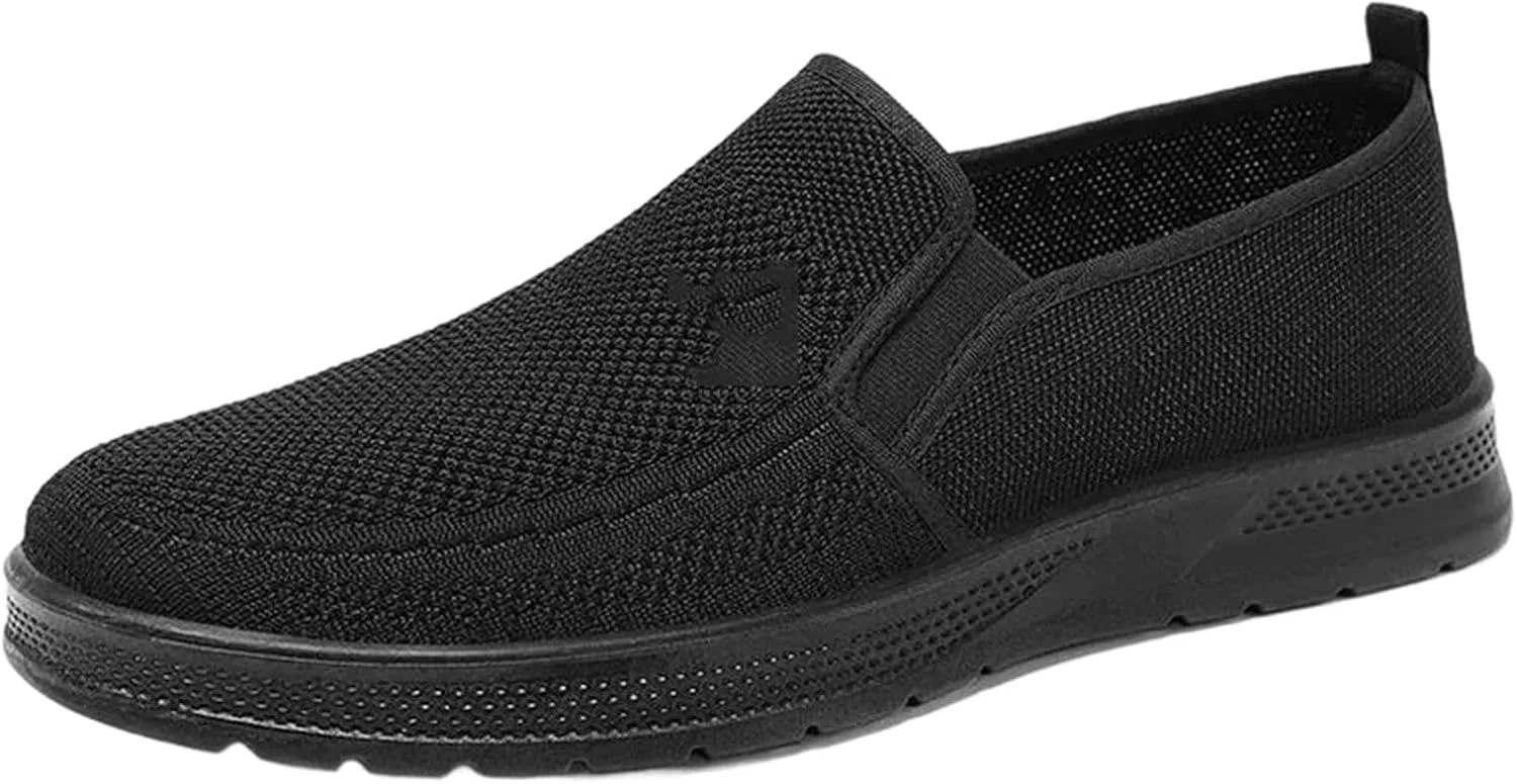 Лоферы мужские Adhdyuud Knit Loafers, черный