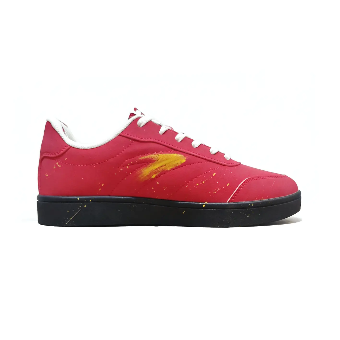 ANTA Термоактивные нескользящие низкие кроссовки для скейтбординга Unisex Gold Red — фото 3