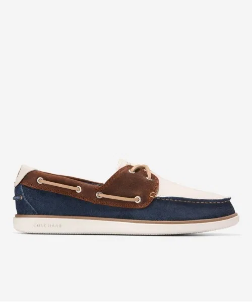Мужские кожаные мокасины Cole Haan GrandPro Windward коричневые — фото 4