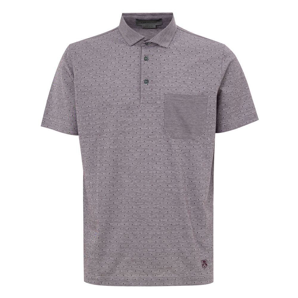 

Мужская рубашка-поло Corneliani Cotton, фиолетовый