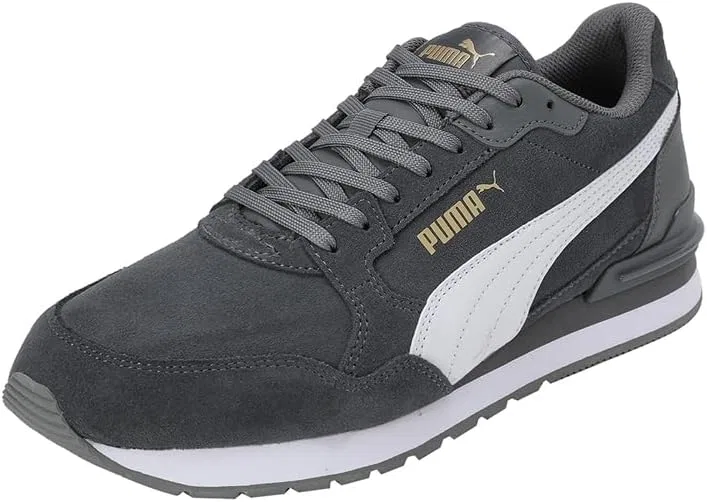 Кроссовки Puma Unisex St Runner V4 SD, 02 Cool Dark Gray White Gold