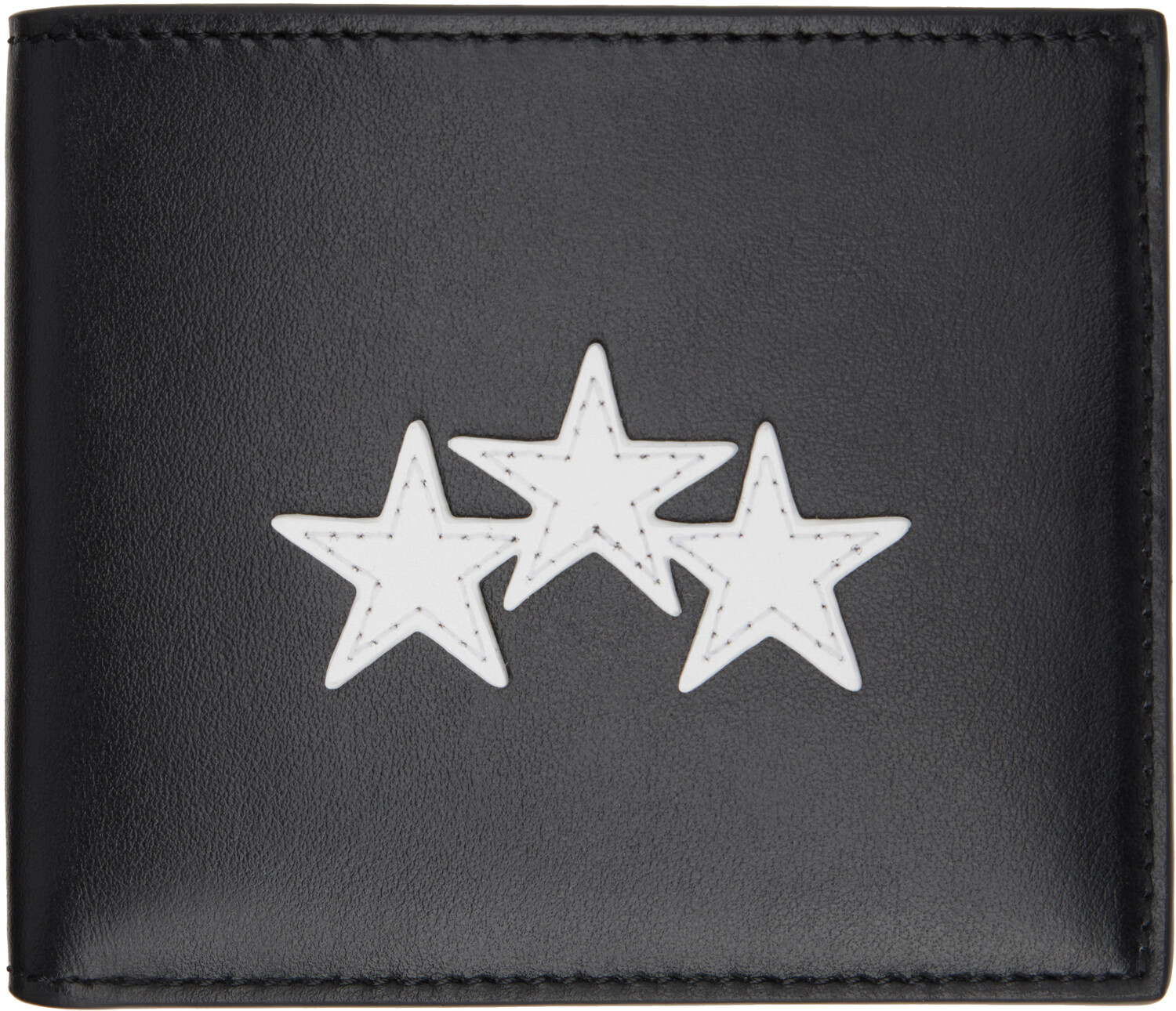 

Кожаный складной кошелек Three Star AMIRI