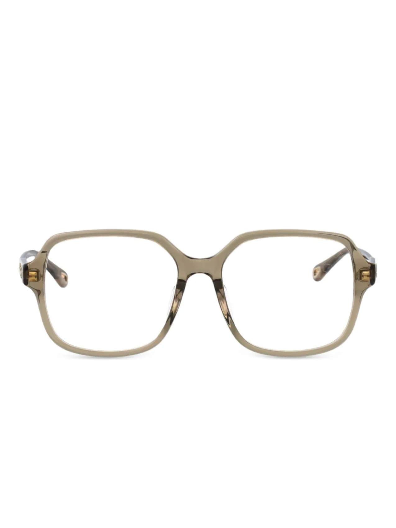 

Очки в квадратной оправе Chloé Eyewear, нейтральный