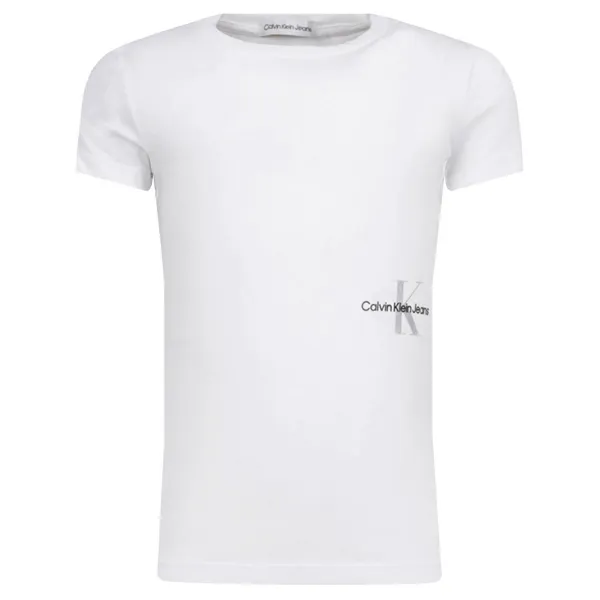 

Футболка стандартного кроя со съемной монограммой Calvin Klein, белый