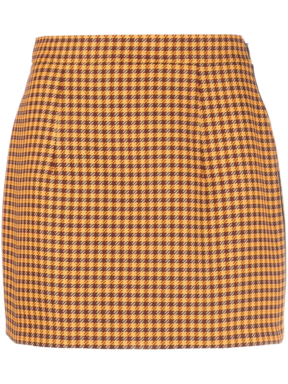 

Мини-юбка в клетку Marni, оранжевый