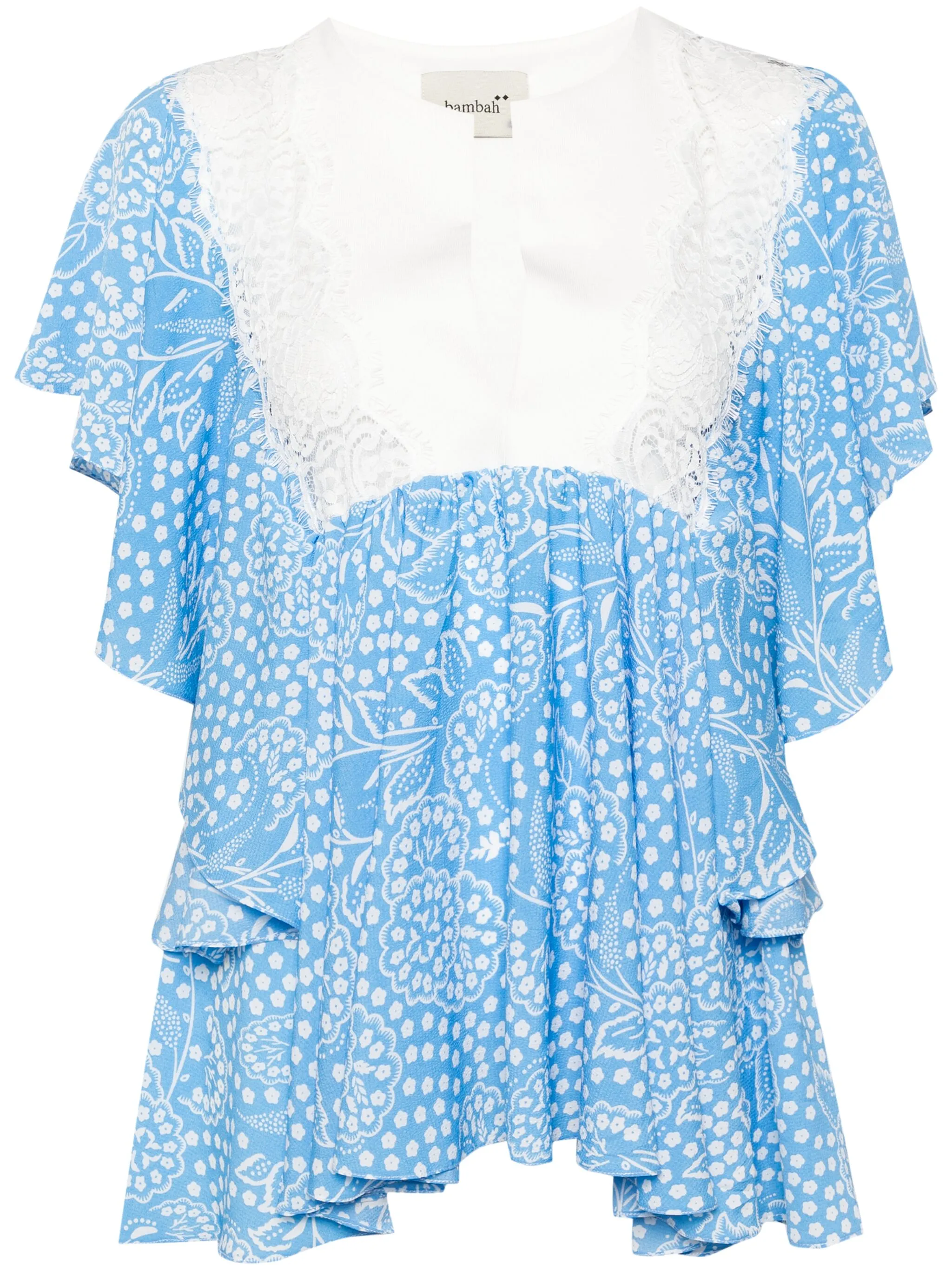 

Топ Azalea с оборками Bambah, синий