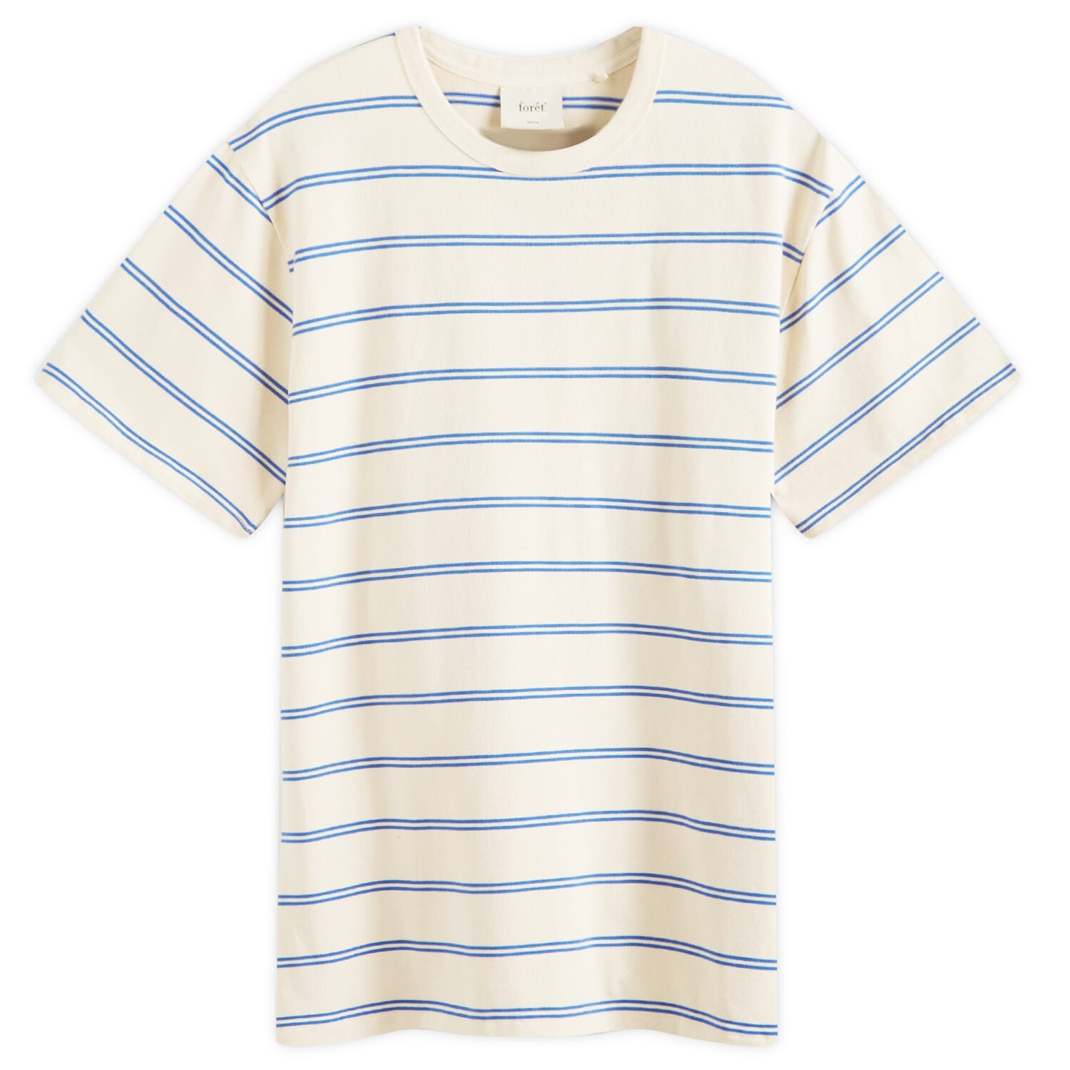 

Футболка Foret Ferry Stripe T-Shirt, цвет Oat & Blue