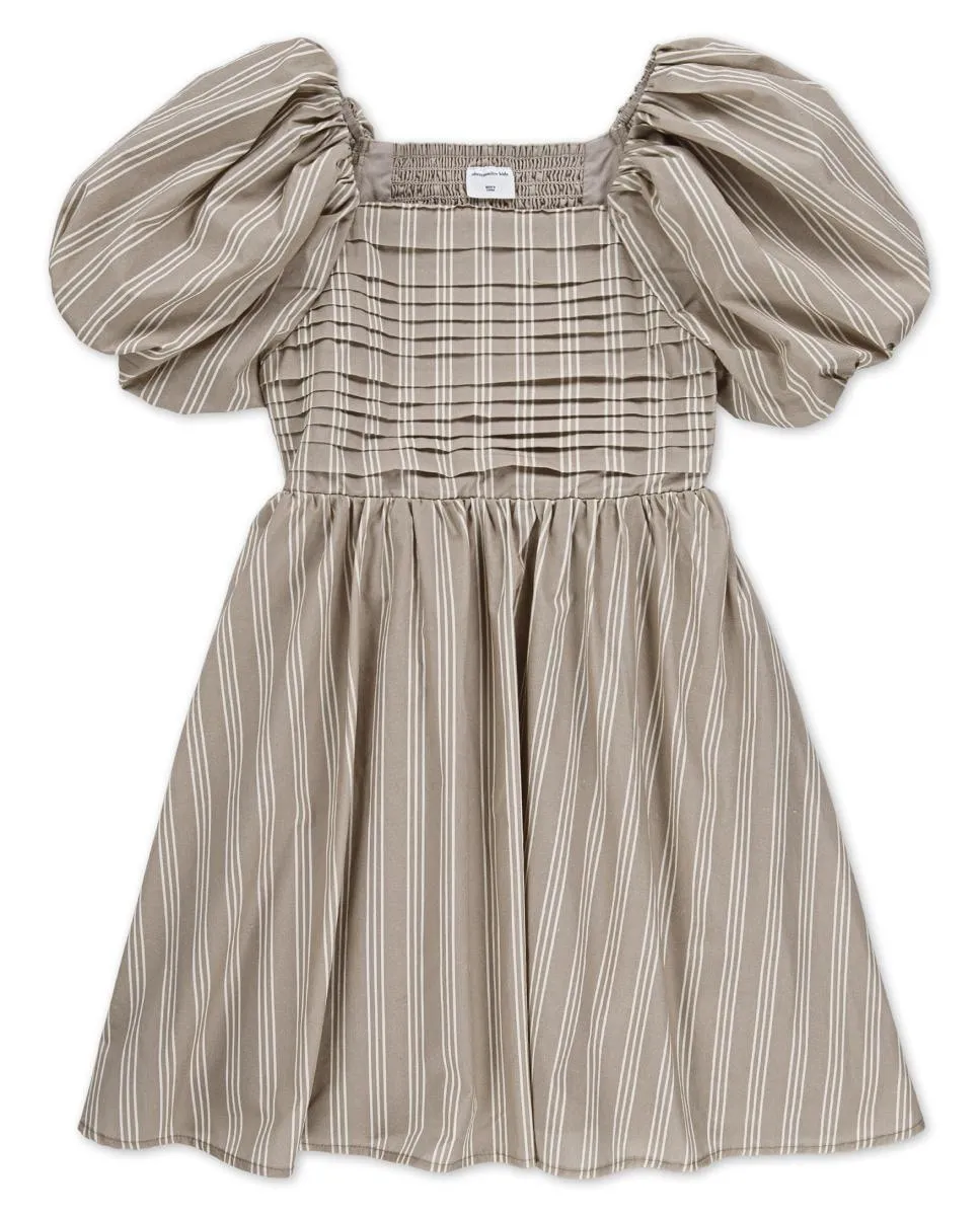 

Мини-платье с объемными рукавами Emerson от Kids Abercrombie, коричневый