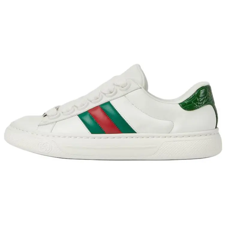 GUCCI Низкие кроссовки для скейтбординга ACE, женские, белые