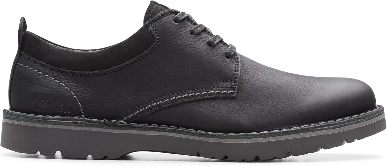 Clarks - - Мужские низкие туфли Eastridge, 2-Black (Black Leather) — фото 2