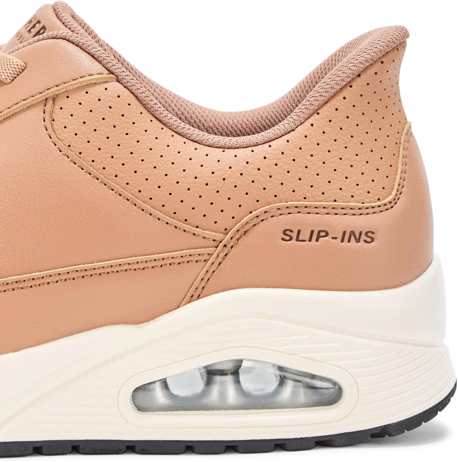 Мужские слипоны Skechers Uno - Banksia Luxe без использования рук — фото 4