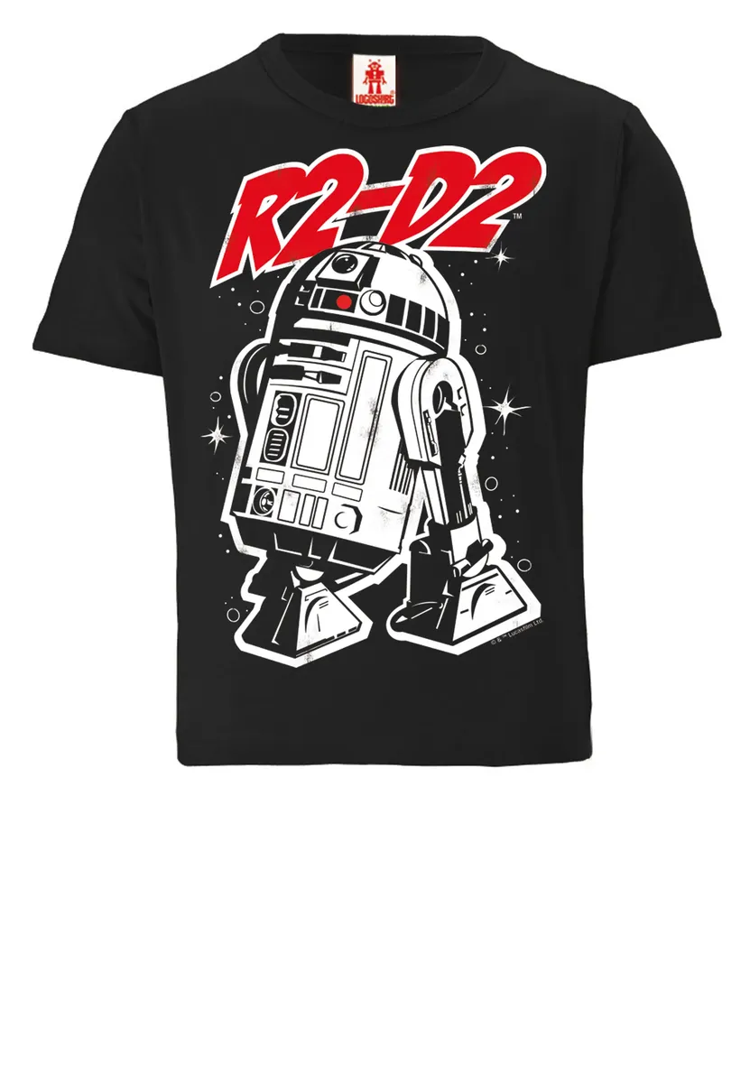 Logoshirt Футболка "Звездные войны – R2-D2", с лицензионным оригинальным дизайном, красный — фото 3