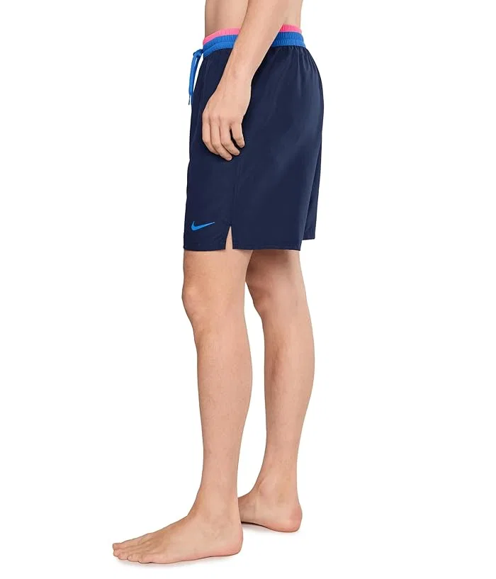 Плавки Nike Breaker Tipped Waist 7" Volley, Navy — фото 3