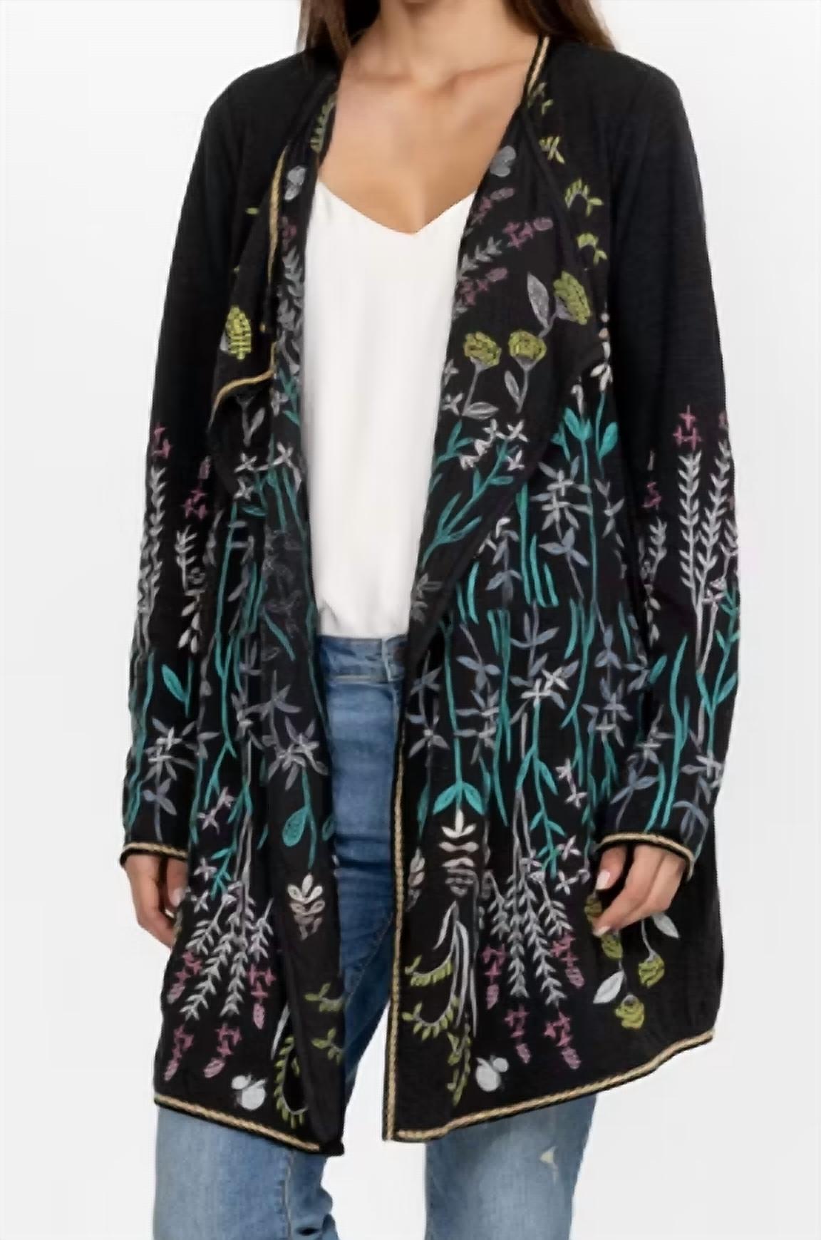 

Свитер Ashlyn в черном цвете Johnny Was