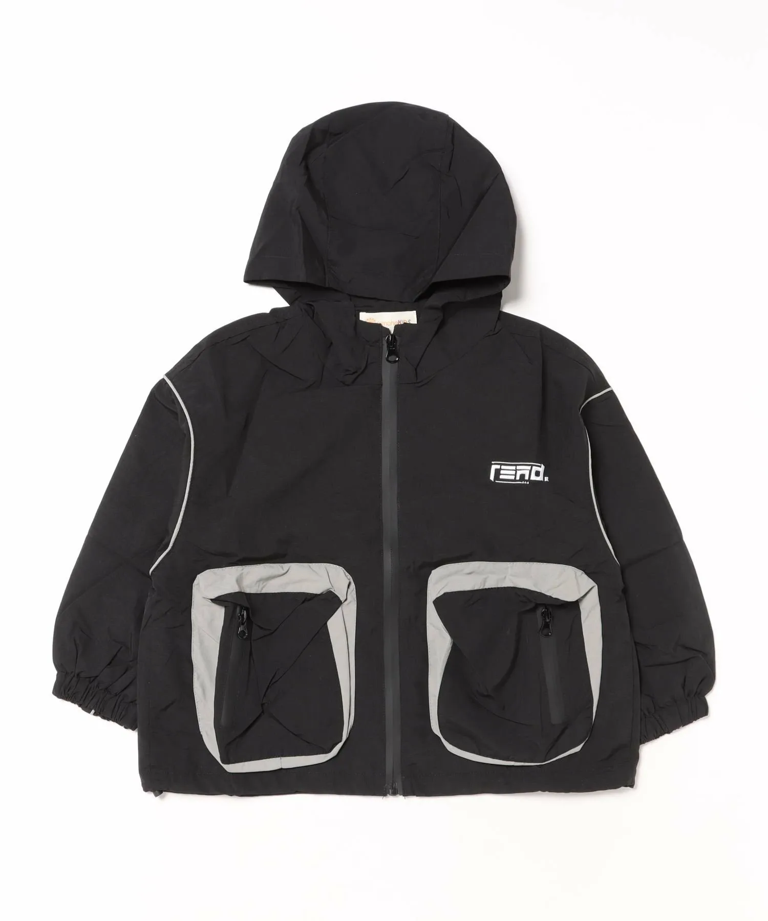 Куртка Блузон с большим карманом Aimoha Kids, black