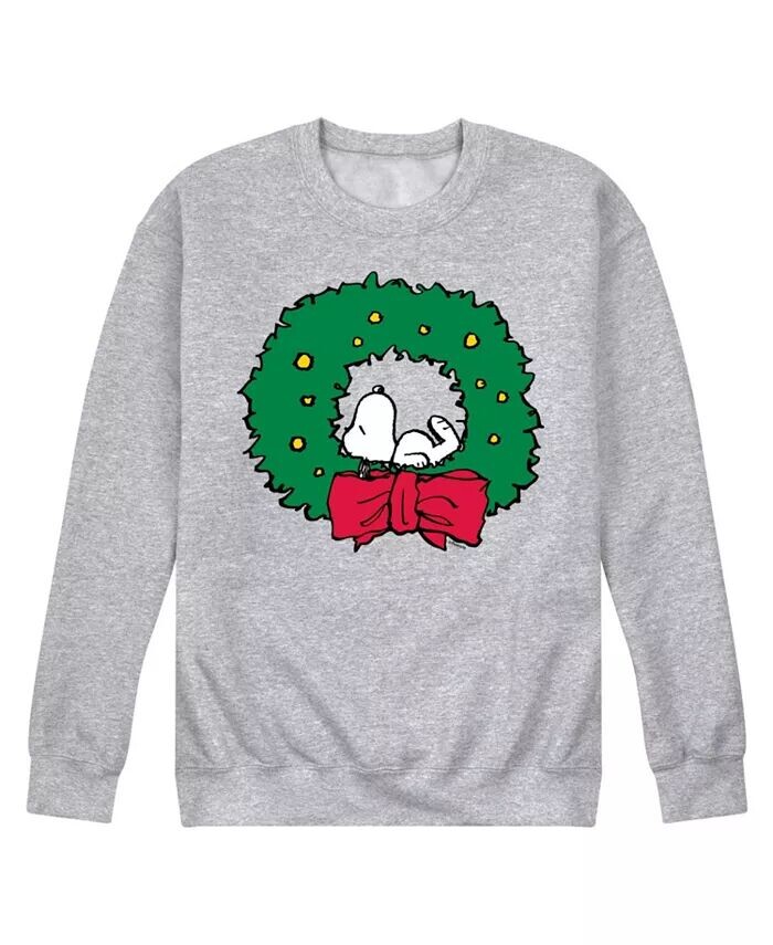 

Мужская флисовая кофта с длинным рукавом Peanuts Snoopy Wreath AIRWAVES, серый