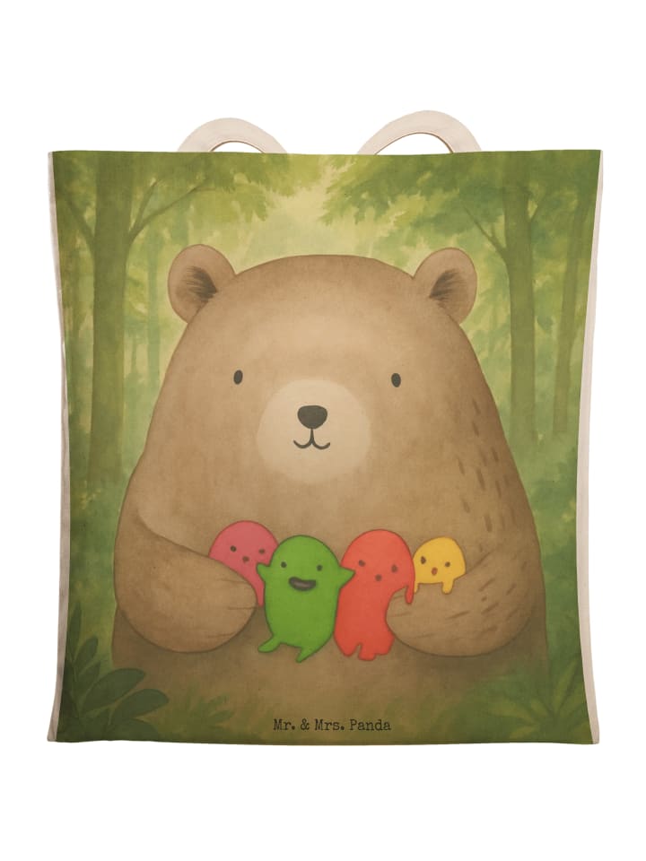 

Mr. & Mrs. Panda Наплечная сумка с дизайном «Медвежья кожа» без слогана, белого цвета