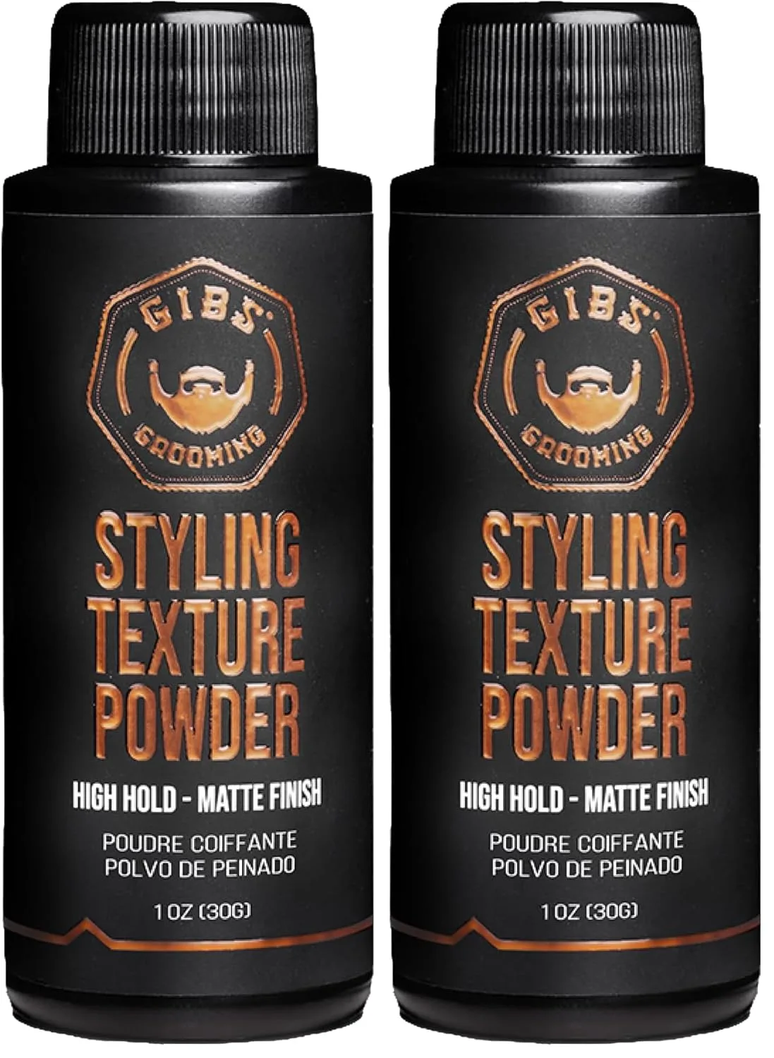 GIBS Grooming-Styling Texture Powder для мужчин и женщин, сильная фиксация, матовый эффект, для всех типов волос, текстура, объем, хватка, кремний, сандал, 30 г, набор из 2 шт 56.70 г (2 шт.)
