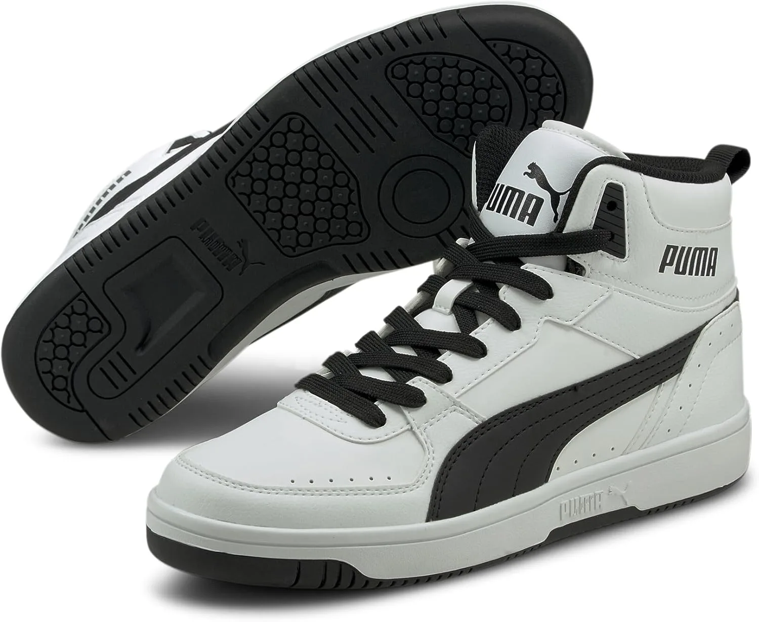 Кроссовки Puma унисекс Puma Rebound JoySneaker, белый/черный — фото 2