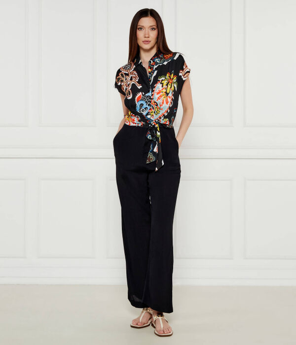 

Комбинезон с узором «пейсли» Regular fit Desigual, черный
