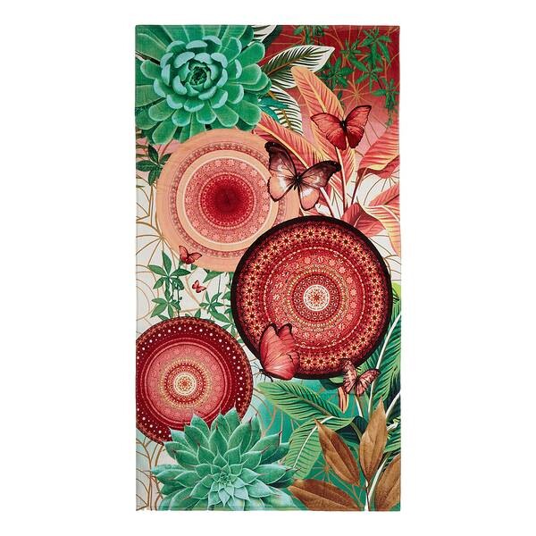 

Пляжное полотенце HIP Jimena, 100x180x1 см цвет beige/grün