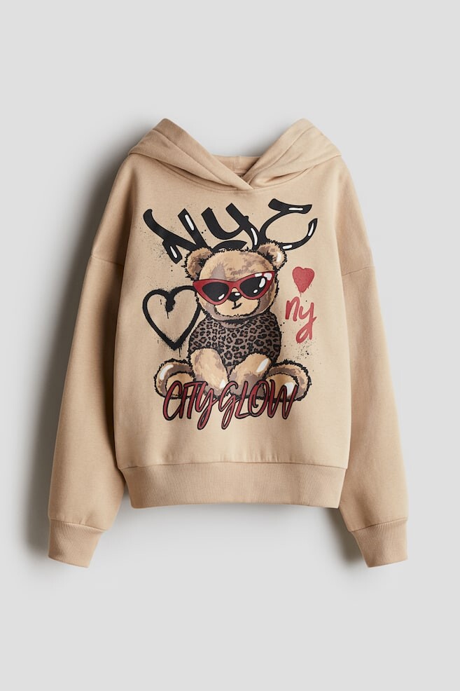 

Толстовка с принтом H&M, бежевый