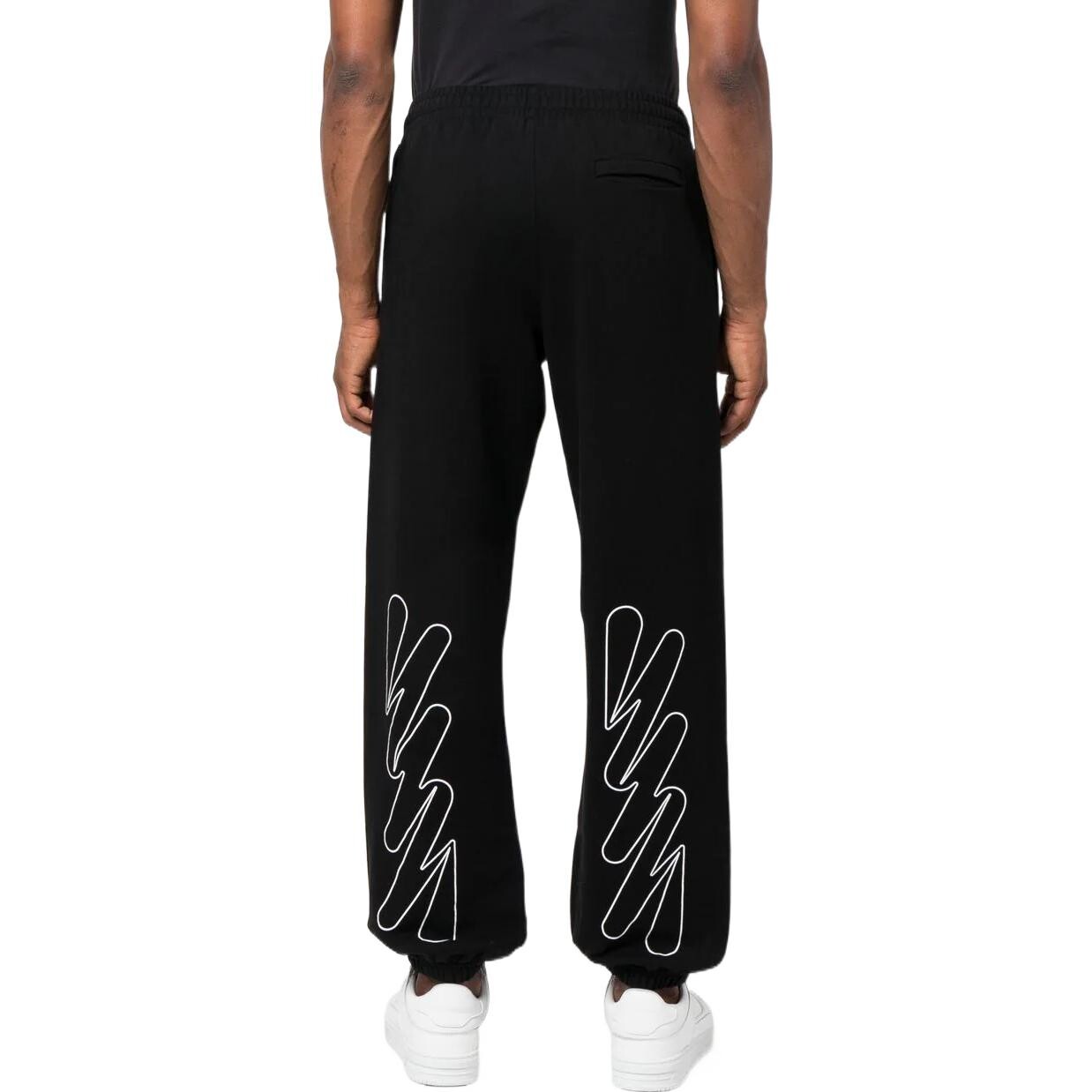 FW22 Трикотажные спортивные штаны мужские черные Off-White, черный — фото 3