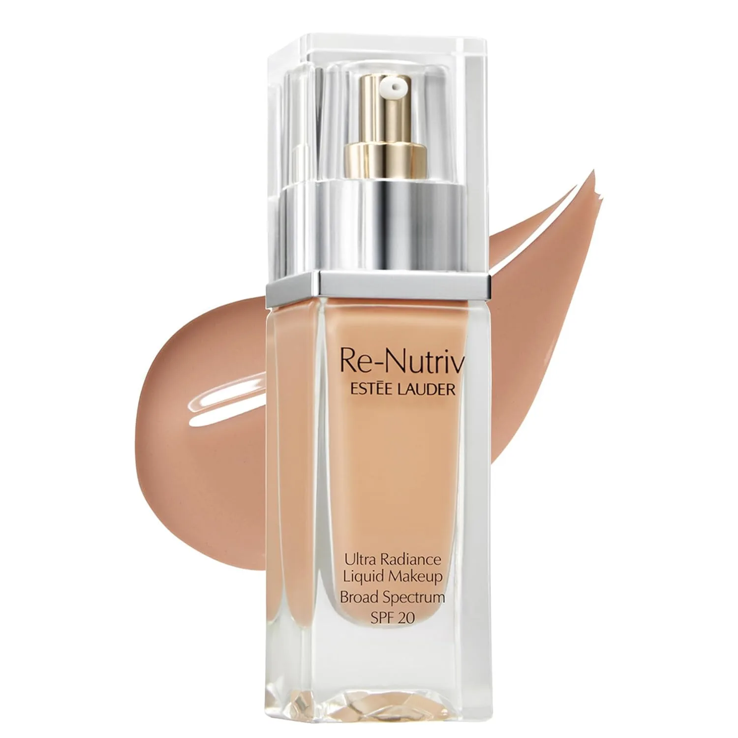 Жидкая тональная основа Estée Lauder Re-Nutriv Ultra Radiance SPF 20 | Роскошная, увлажняющая, стойкая, 30 мл, 3W1 Tawny - Medium with warm golden undertones