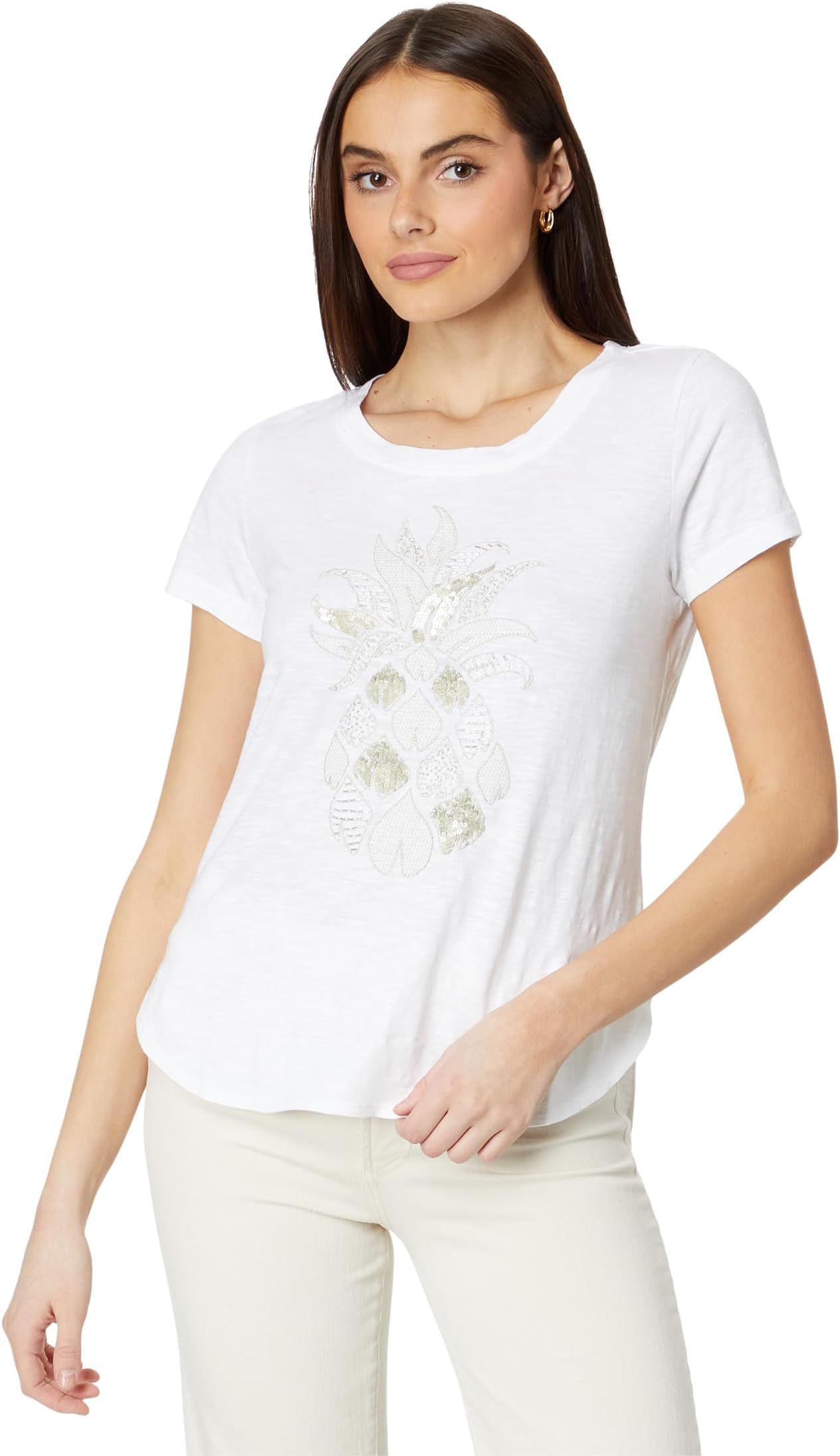 

Футболка Tommy Bahama Patchwork Pineapple Lux Tee, белый