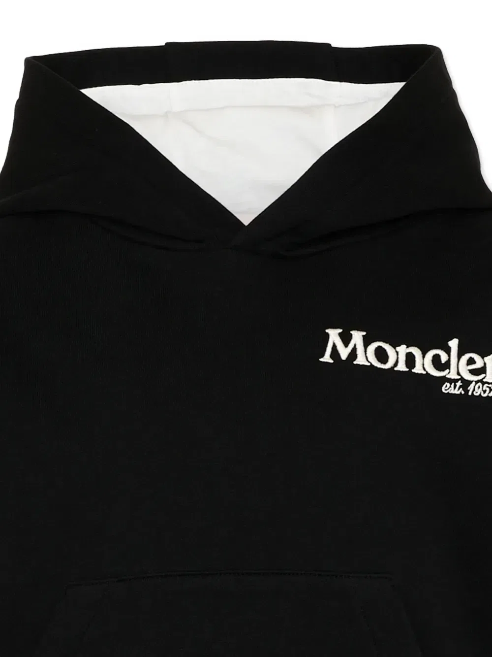 Толстовка с вышитым логотипом Moncler Enfant, черный — фото 4