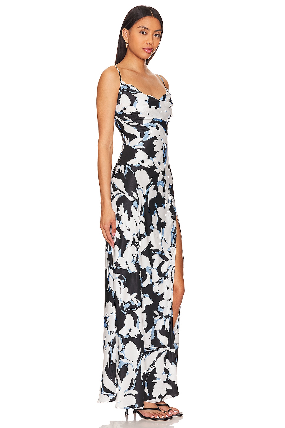 

Асимметричное платье-капюшон ариэль Nicholas, черный