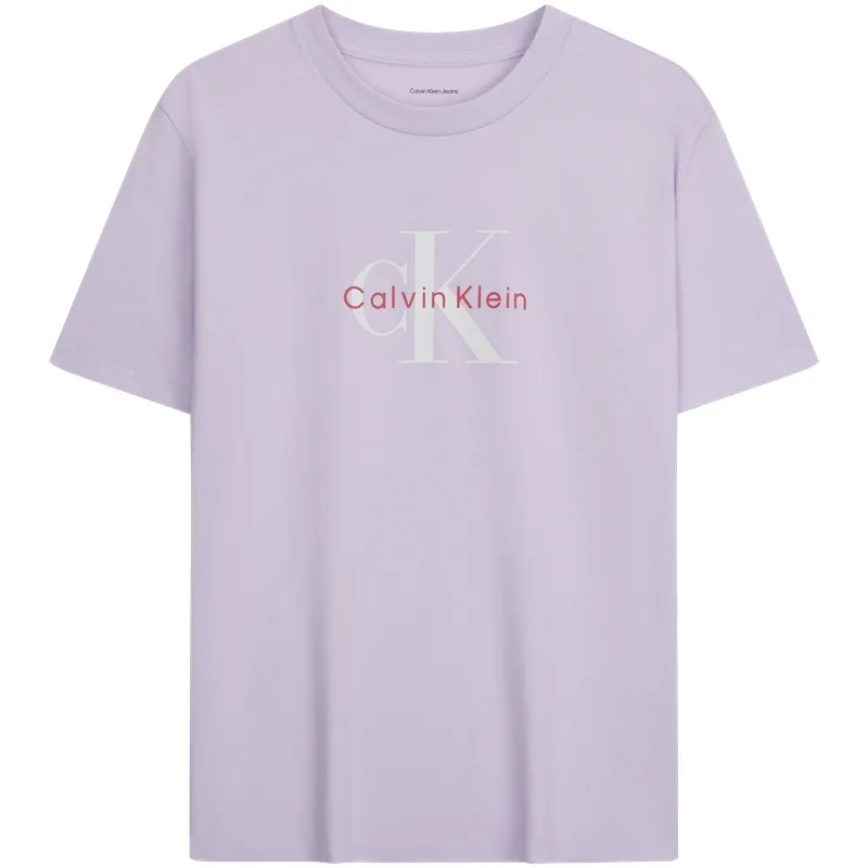 Футболка Women's Crew Neck Moderate Straight Fit Calvin Klein, 3oq-lavender