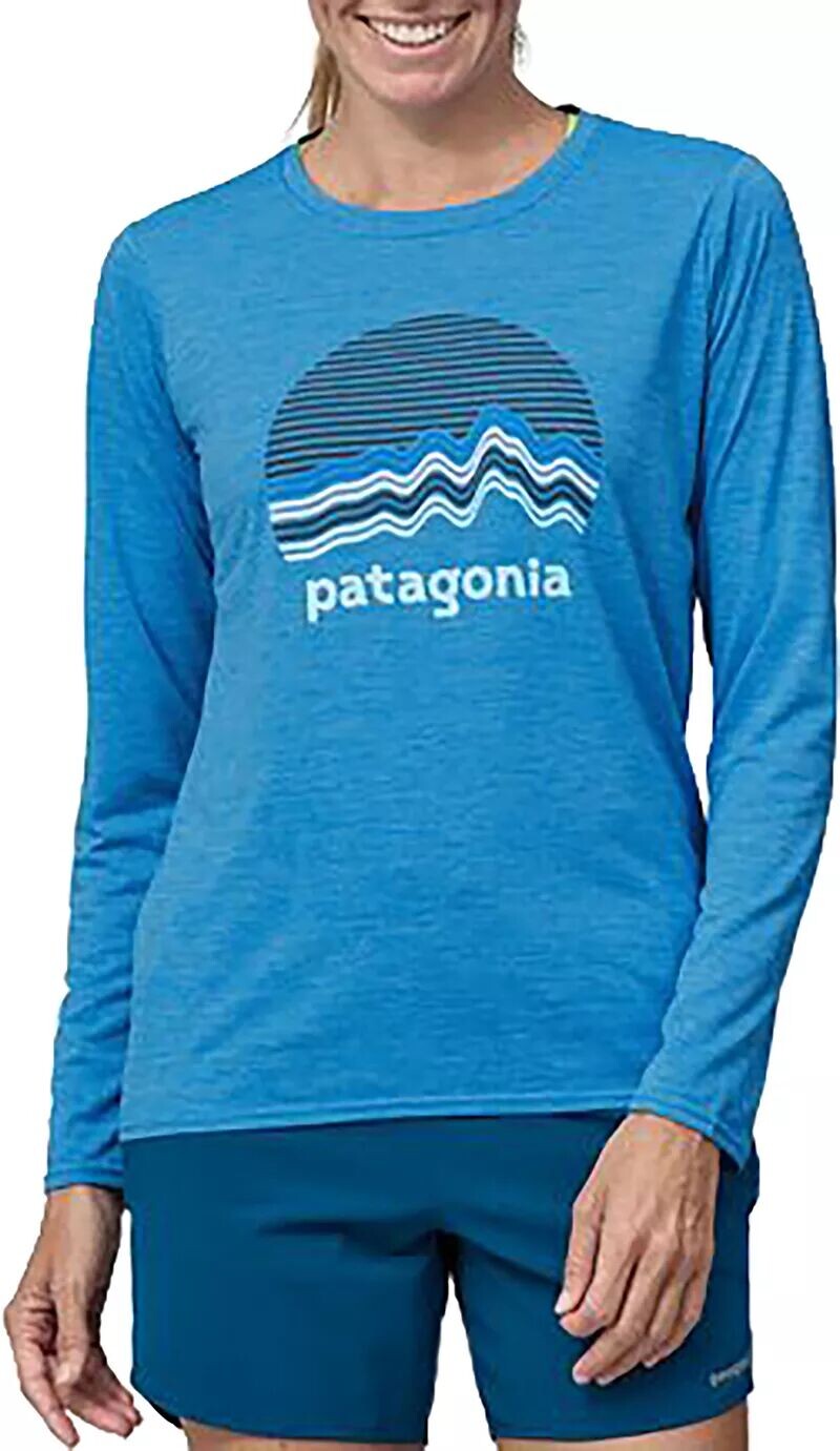 

Женская рубашка Patagonia Capilene с длинными рукавами и крутым рисунком на каждый день
