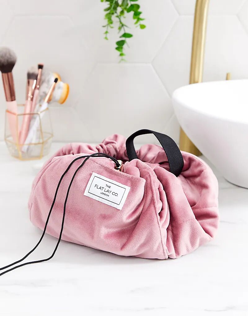 

Косметичка Flat Lay Co. Drawstring - Розовый бархат Flat Lay Company