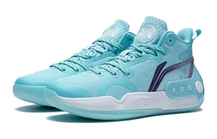 Баскетбольные кроссовки YuShuai 16 Kids GS Mid-top Ice Blue Lining Young — фото 3