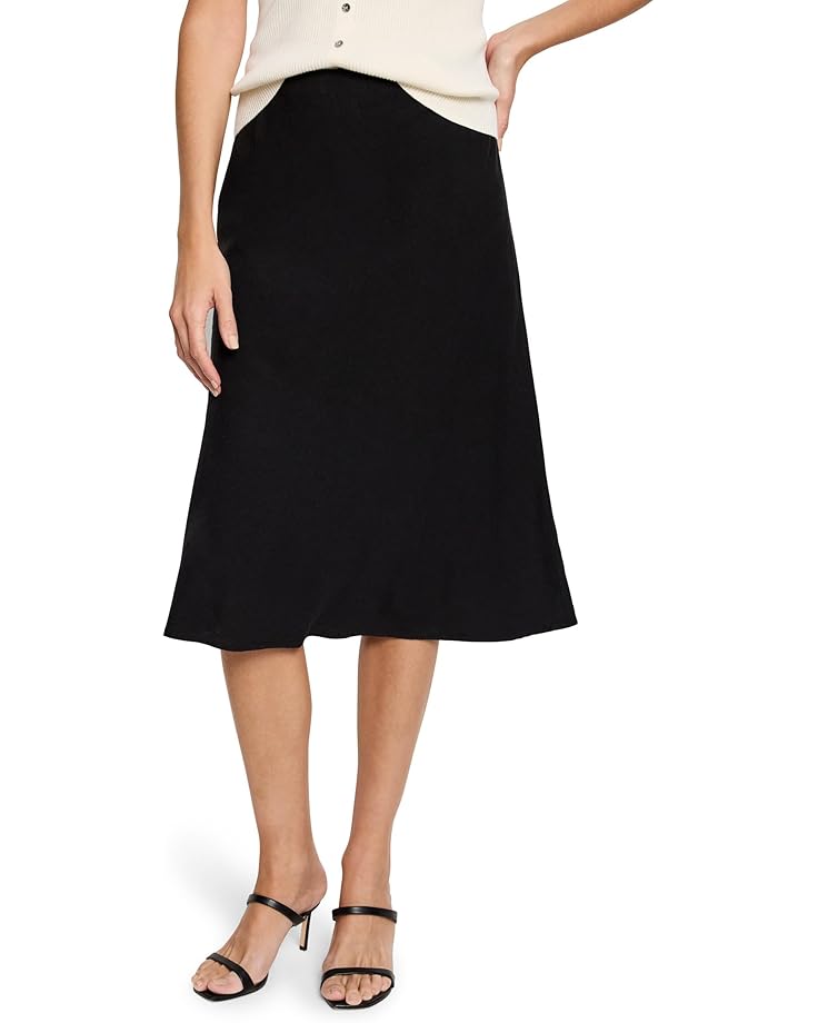 

Юбка NIC+ZOE Rumba Linen Slip Skirt, цвет Black Onyx