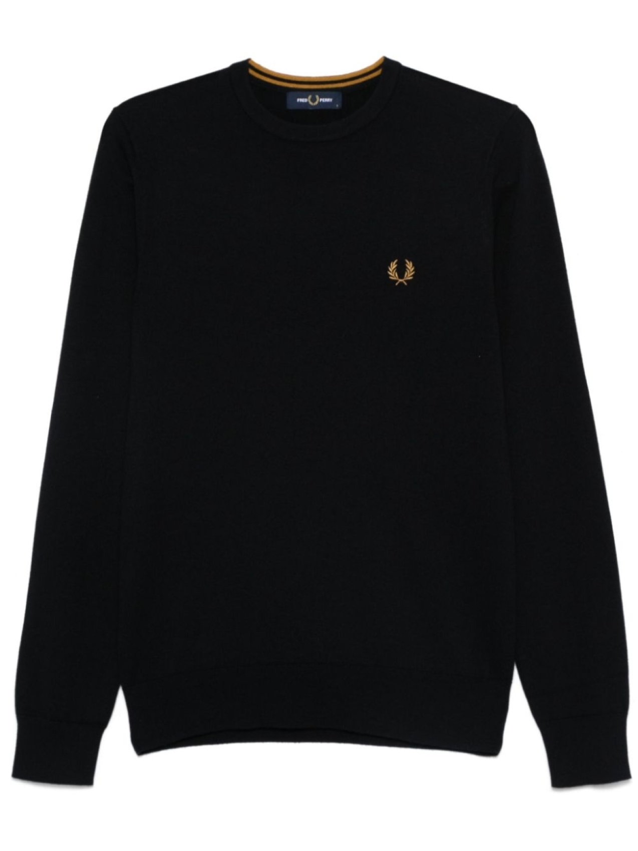 

Свитер с вышитым логотипом Fred Perry, синий