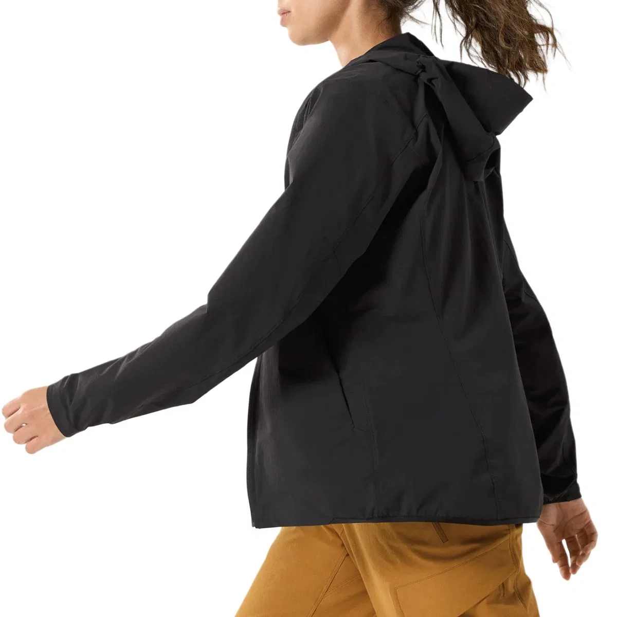 Куртка ветровка Arc'teryx GAMMA LIGHTWEIGHT водонепроницаемая, ветрозащитная, дышащая, износостойкая, быстросохнущая Arcteryx, Black — фото 4