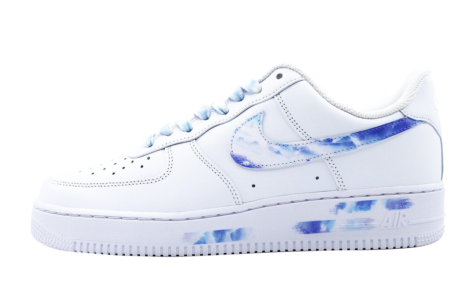 

Женские кроссовки для скейтбординга Nike Air Force 1, White/Blue