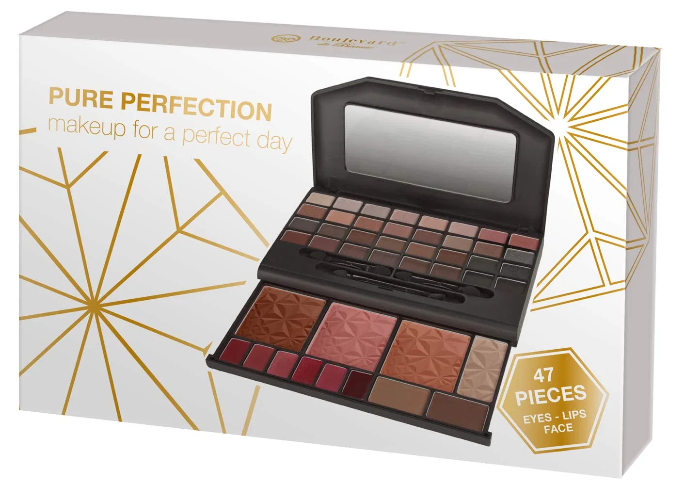 Дорожный набор для макияжа «Pure Perfection» (47 предметов) от Boulevard de Beauté Boulevard De Beauté