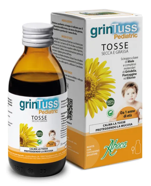 

Aboca Grintuss Педиатрический сироп 180 г Детский кашель